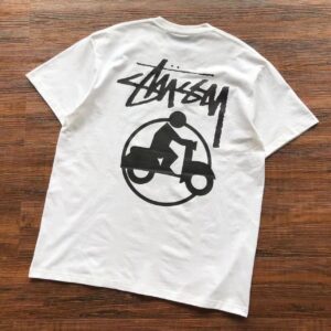 Stussy Scooter White T-Shirt 